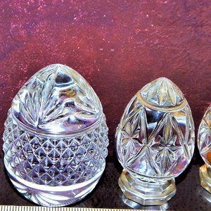 Vintage Bleikristall  Cut Lead Crystal Eggs CHOICE